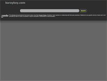 Tablet Screenshot of karaykoy.com